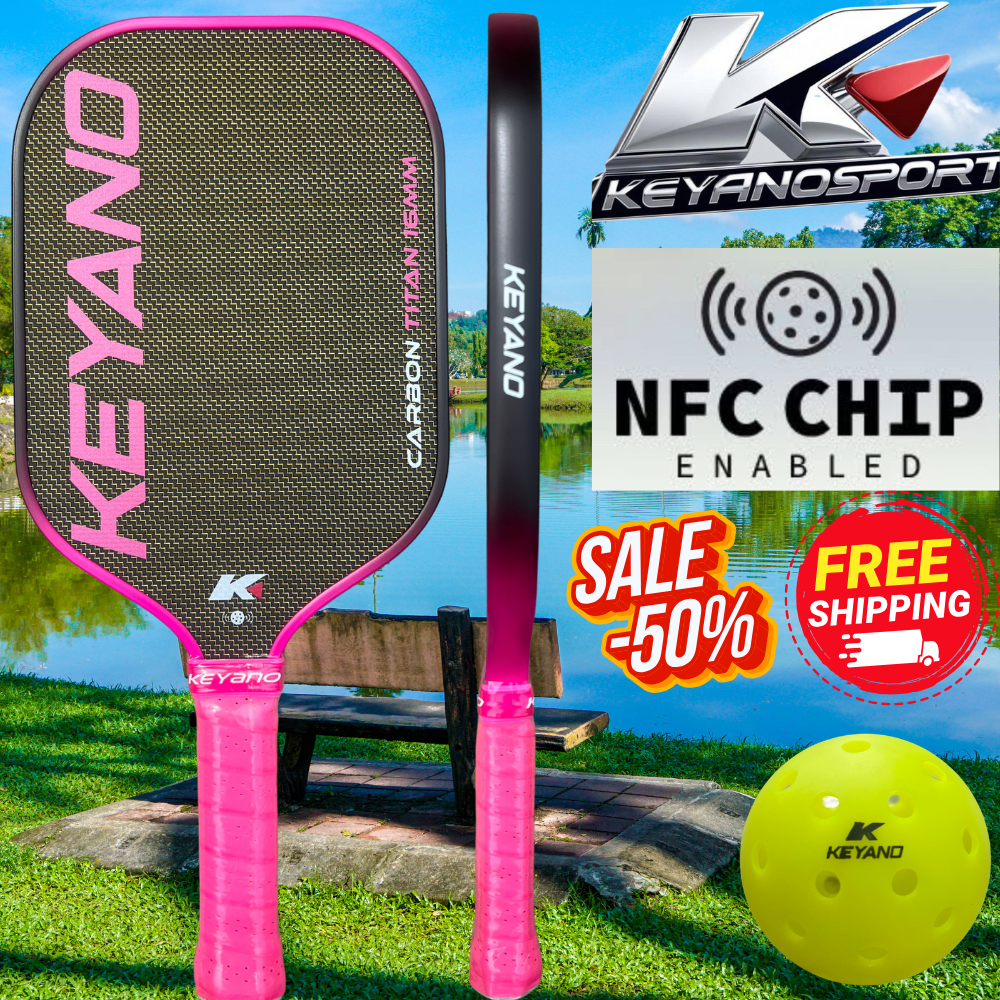 VỢT PICKLEBALL KEYANO TITAN (màu hồng)